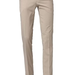 Peter England Men's Slim Fit Mid Rise Premium Formal Stretchable Knit Super Trouser | Comfort Lycra | 360-Degree Stretch